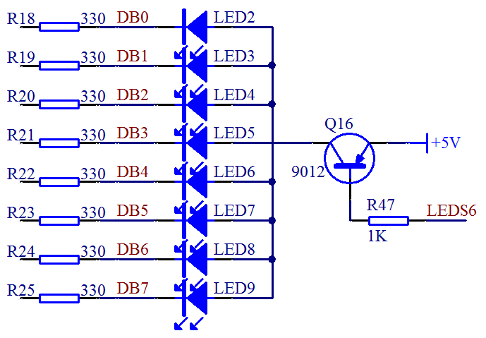 單片機(jī)教程-LED電路